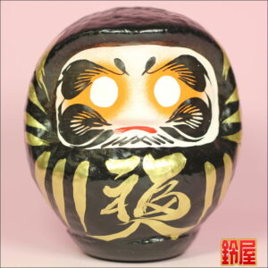 招き猫の色の意味：黒色だるま