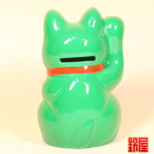 招き猫の色の意味：緑色招き猫2