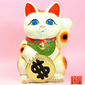 ドル猫やドル招き猫の置物1